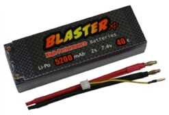 BATL5200X2BLA40 BLASTER RC 5200mAh 2s 40C Lipo Battery