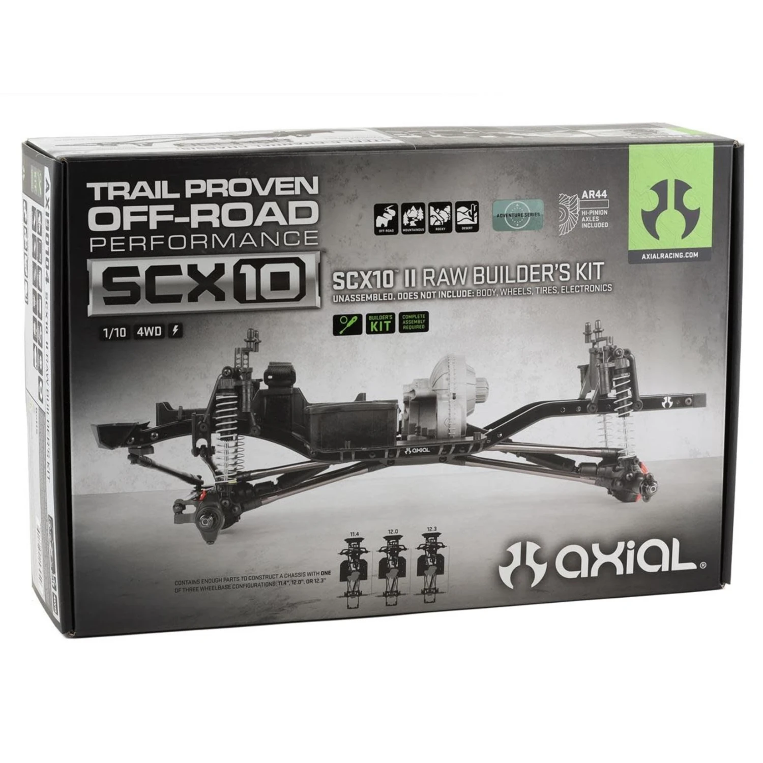 Axial SCX10 II 1/10 4WD Scale Rock Crawler Raw Builders Kit V2 #AXI90104V2 5 Axial SCX10 II 1/10 4WD Scale Rock Crawler Raw Builders Kit V2 #AXI90104V2 - Image 5