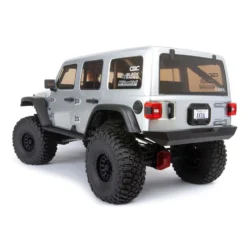 Axial SCX6 Jeep JLU Wrangler 1/6 4WD RTR Electric Rock Crawler (Silver) W/DX3 Radio & Smart ESC #AXI05000T2 -Car Airplane Model Shop axial axial scx6 jeep jlu wrangler 1 6 4wd rtr ele 3