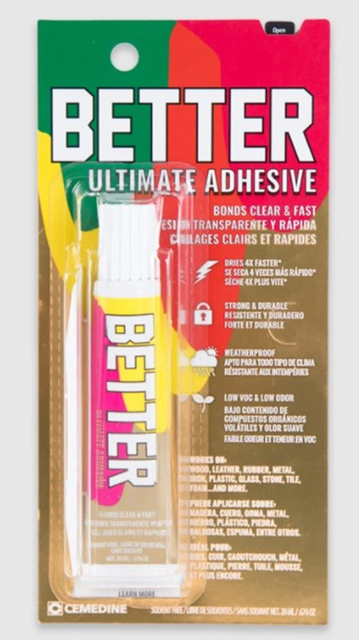 BETTERADHESIVE BETTER Ultimate Adhesive Clear Fast Dry 1 BETTERADHESIVE BETTER Ultimate Adhesive Clear Fast Dry