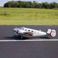 E-flite Beechcraft D18 1.5m Bind-N-Fly Basic Electric Airplane (1499mm) W/Smart ESC, AS3X & SAFE #EFL106250 -Car Airplane Model Shop e flite e flite beechcraft d18 15m bind n fly basi 7