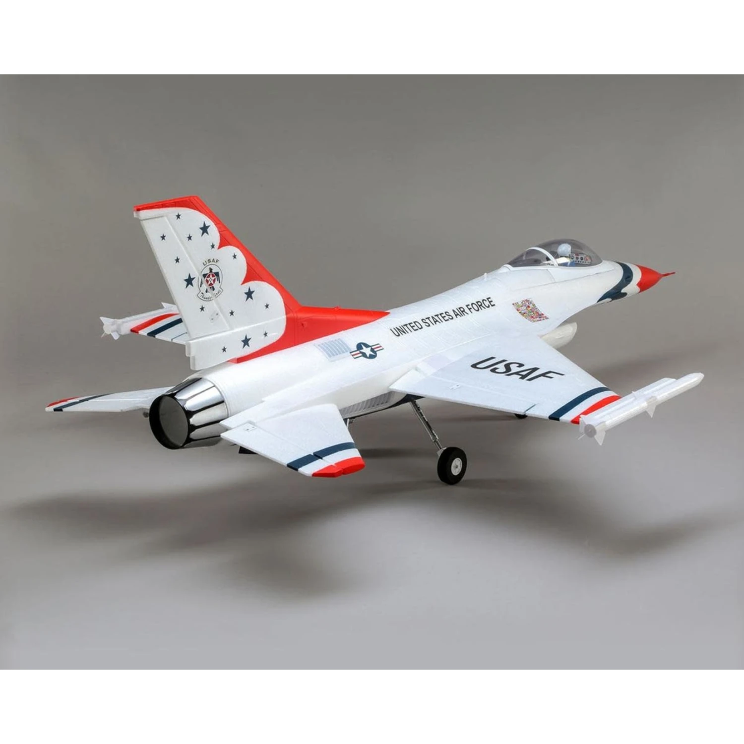E-flite F-16 Thunderbird 70mm BNF Basic Electric Jet Airplane (815mm) W/AS3X & SAFE Select #EFL78500 2 E-flite F-16 Thunderbird 70mm BNF Basic Electric Jet Airplane (815mm) W/AS3X & SAFE Select #EFL78500 - Image 2