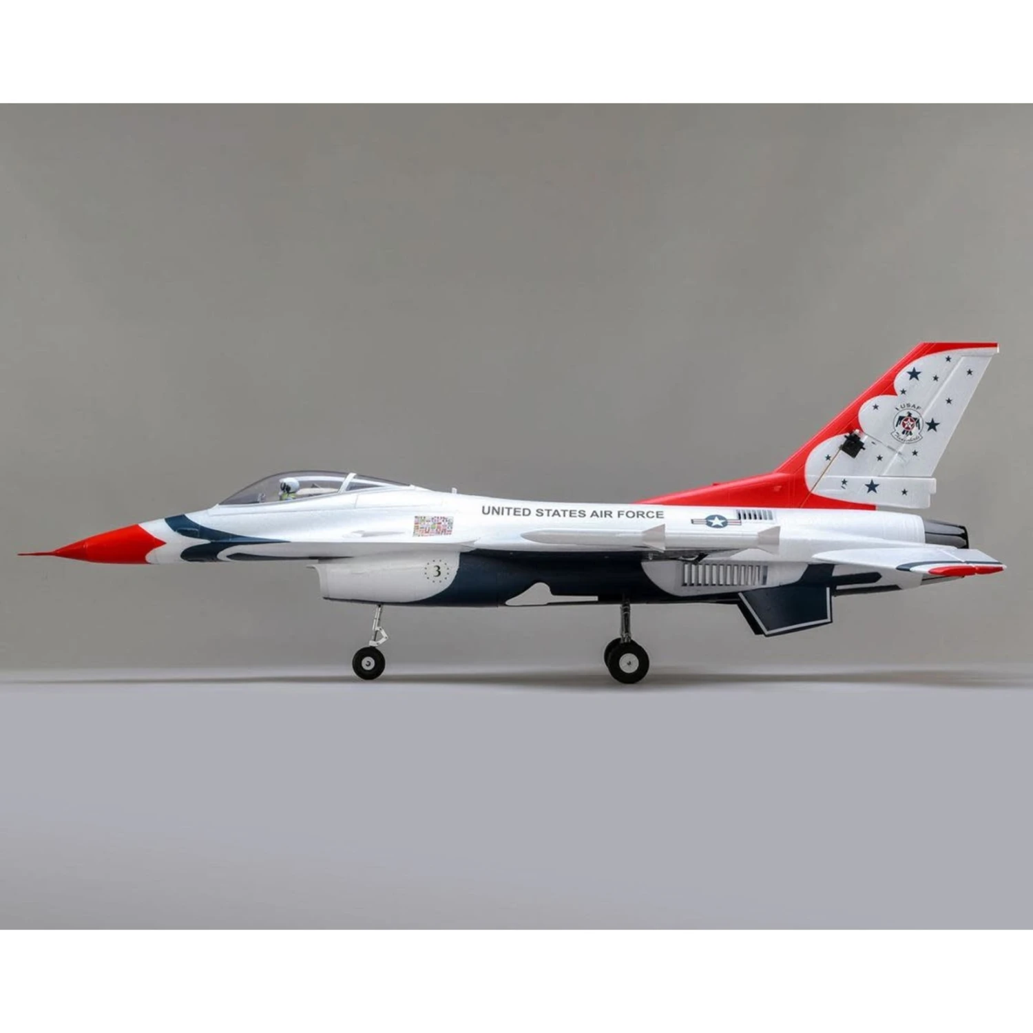 E-flite F-16 Thunderbird 70mm BNF Basic Electric Jet Airplane (815mm) W/AS3X & SAFE Select #EFL78500 3 E-flite F-16 Thunderbird 70mm BNF Basic Electric Jet Airplane (815mm) W/AS3X & SAFE Select #EFL78500 - Image 3