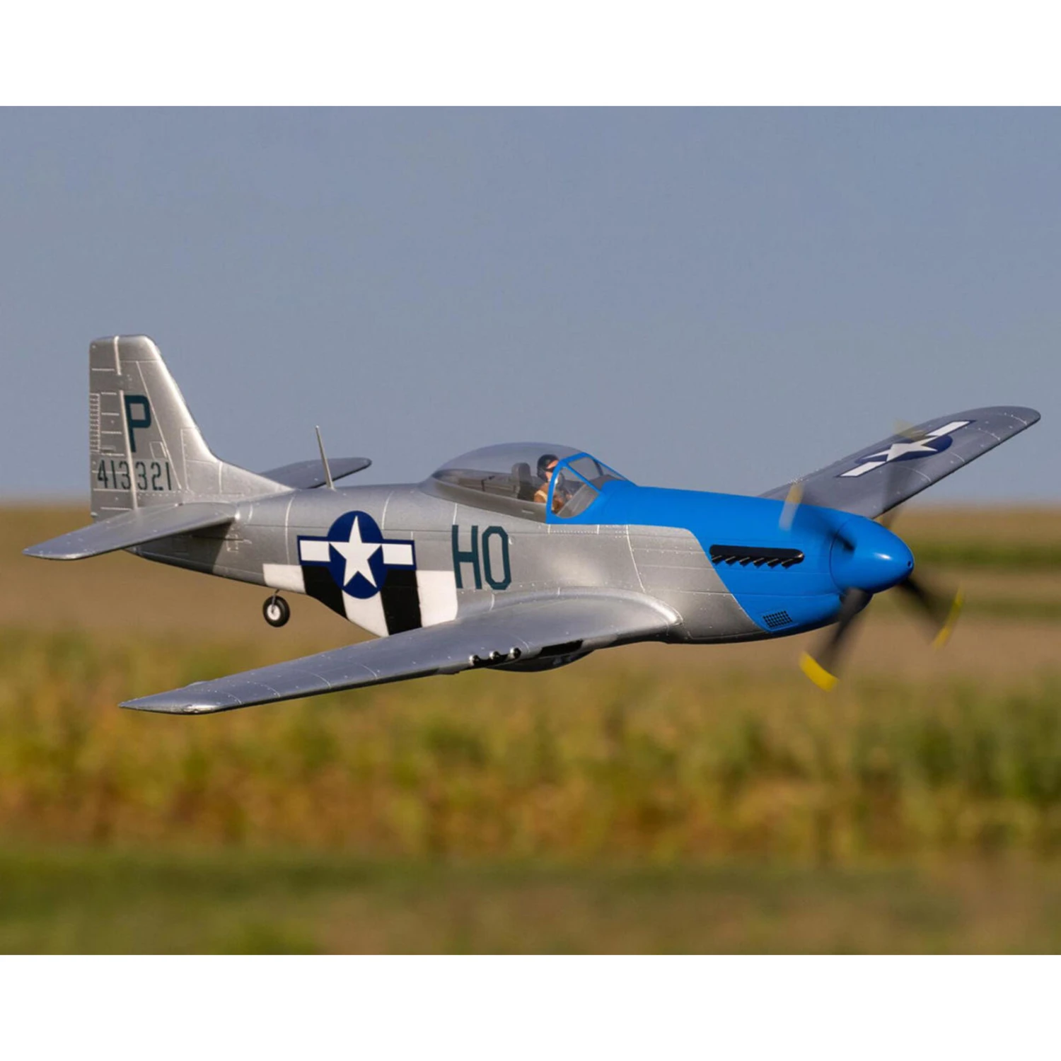 E-flite P-51D Mustang "Cripes A'Mighty 3rd" Bind-N-Fly Basic Electric Airplane W/Smart ESC, AS3X & SAFE (1200mm) #EFL089500 3 E-flite P-51D Mustang "Cripes A'Mighty 3rd" Bind-N-Fly Basic Electric Airplane W/Smart ESC, AS3X & SAFE (1200mm) #EFL089500 - Image 3