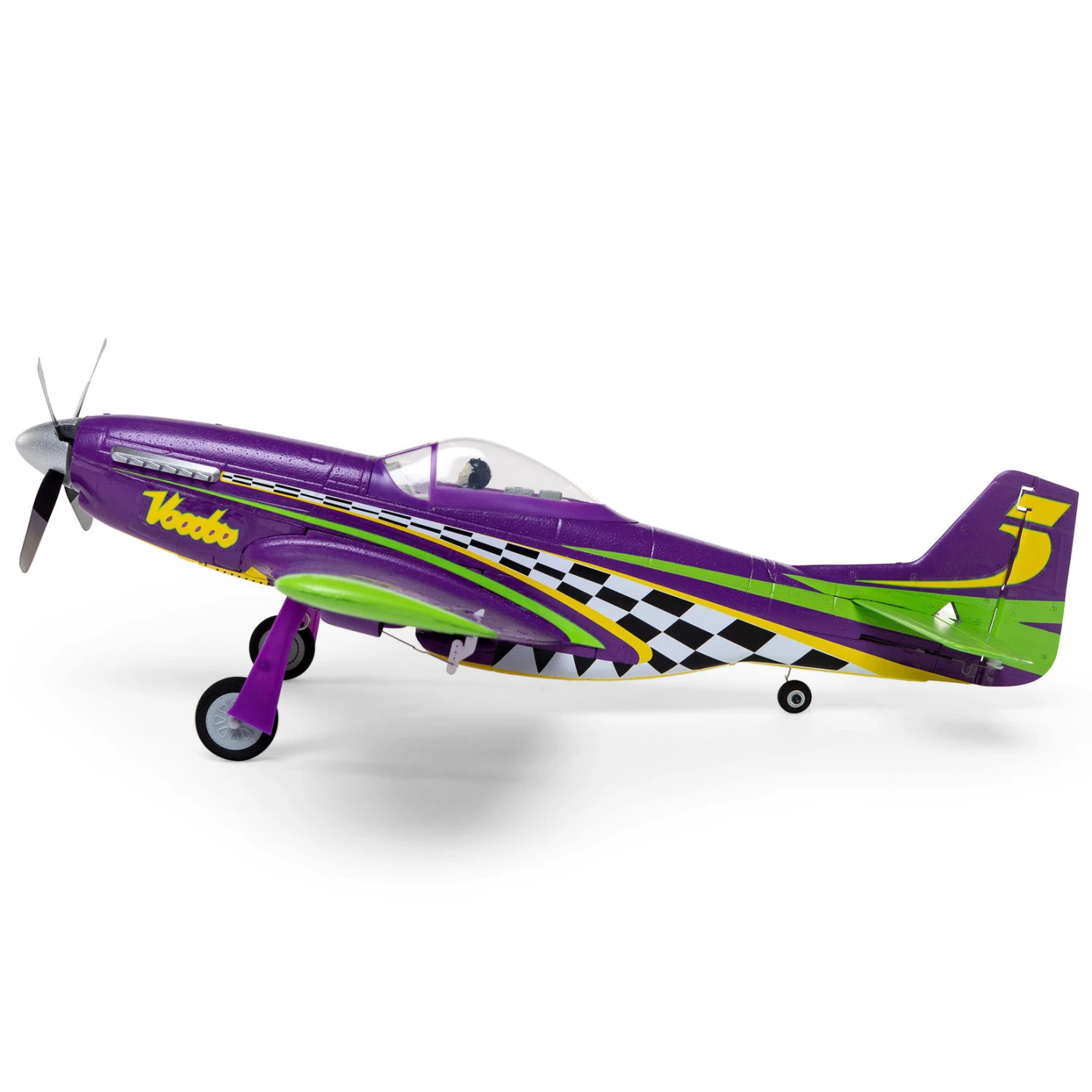 E-flite UMX P-51D Voodoo BNF Basic Electric Airplane (493mm) W/AS3X & SAFE Select #EFLU4350 12 E-flite UMX P-51D Voodoo BNF Basic Electric Airplane (493mm) W/AS3X & SAFE Select #EFLU4350 - Image 12