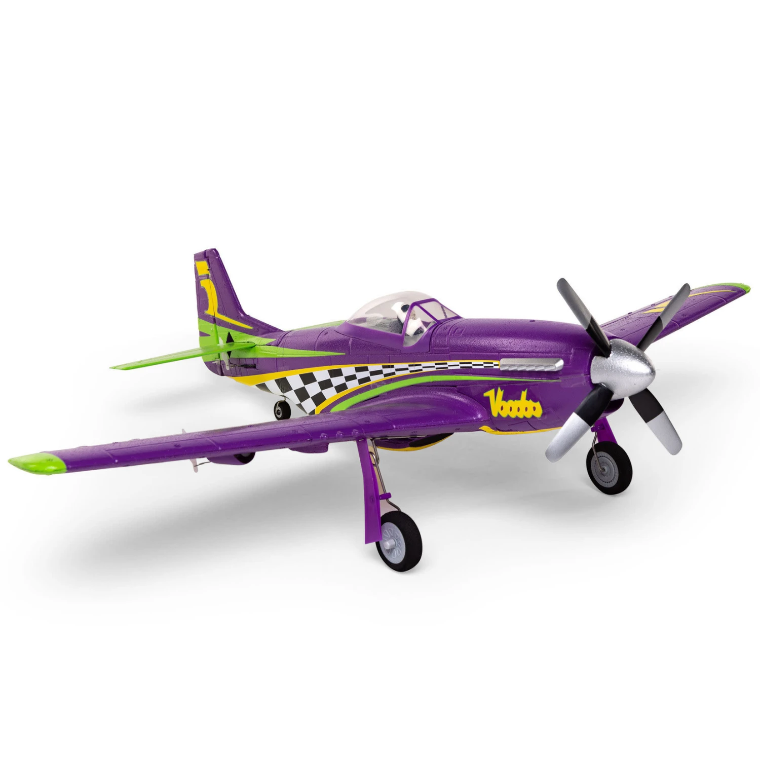 E-flite UMX P-51D Voodoo BNF Basic Electric Airplane (493mm) W/AS3X & SAFE Select #EFLU4350 7 E-flite UMX P-51D Voodoo BNF Basic Electric Airplane (493mm) W/AS3X & SAFE Select #EFLU4350 - Image 7