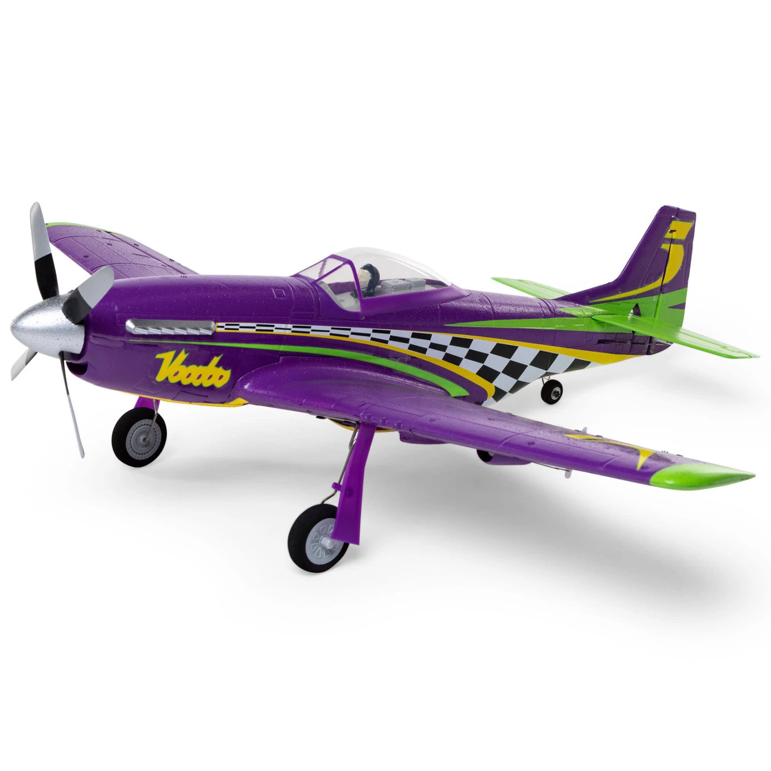 E-flite UMX P-51D Voodoo BNF Basic Electric Airplane (493mm) W/AS3X & SAFE Select #EFLU4350 10 E-flite UMX P-51D Voodoo BNF Basic Electric Airplane (493mm) W/AS3X & SAFE Select #EFLU4350 - Image 10