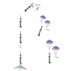 Estes Saturn 1B SA-206 Model Rocket Kit (Master Level) #EST7251 -Car Airplane Model Shop estes estes saturn 1b sa 206 model rocket kit mast 4