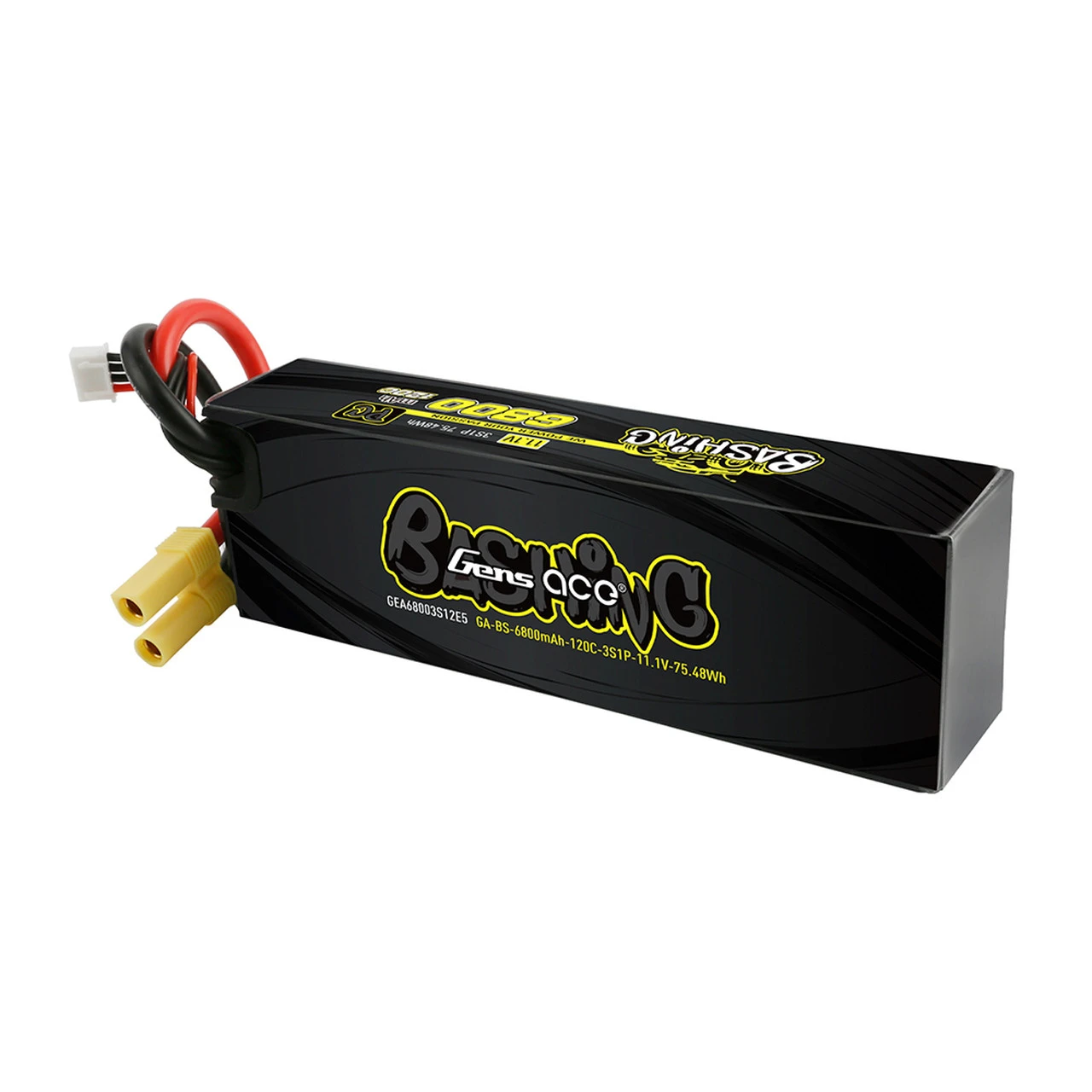 GA120C68003SEC5 Gens Ace Bashing Series 6800mAh 11.1V 120C 3S1P Lipo Battery Pack With EC5 Plug 1 GA120C68003SEC5 Gens Ace Bashing Series 6800mAh 11.1V 120C 3S1P Lipo Battery Pack With EC5 Plug