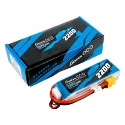 GA25C22003SXT60 Gens Ace 2200mAh 11.1V 3S 25C Lipo Battery Pack With XT60 Connector