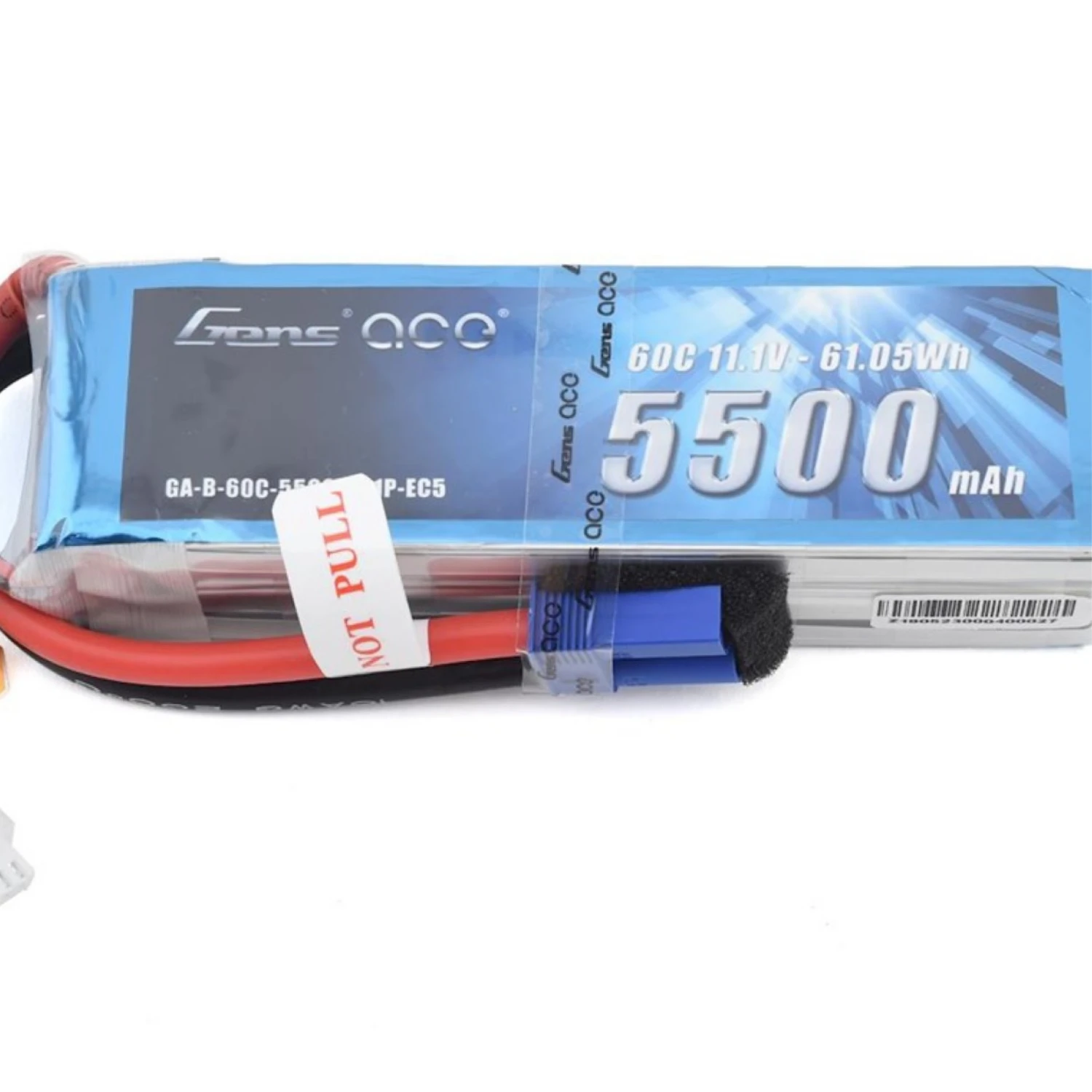Gens Ace 5500mAh 11.1V 3S1P 60C Lipo Battery Pack W/ EC5 Plug #GEA3S550060E5 1 Gens Ace 5500mAh 11.1V 3S1P 60C Lipo Battery Pack W/ EC5 Plug #GEA3S550060E5