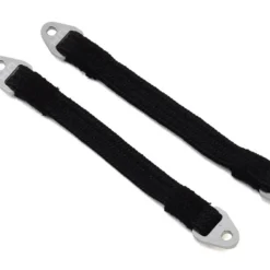 Hot Racing 95mm Suspension Travel Limit Straps (2) (Silver) #SLS95T1808