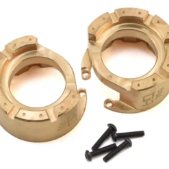 Hot Racing Traxxas TRX-4 Brass Heavy Metal Knuckle Weight (2) #TRXF21HKW
