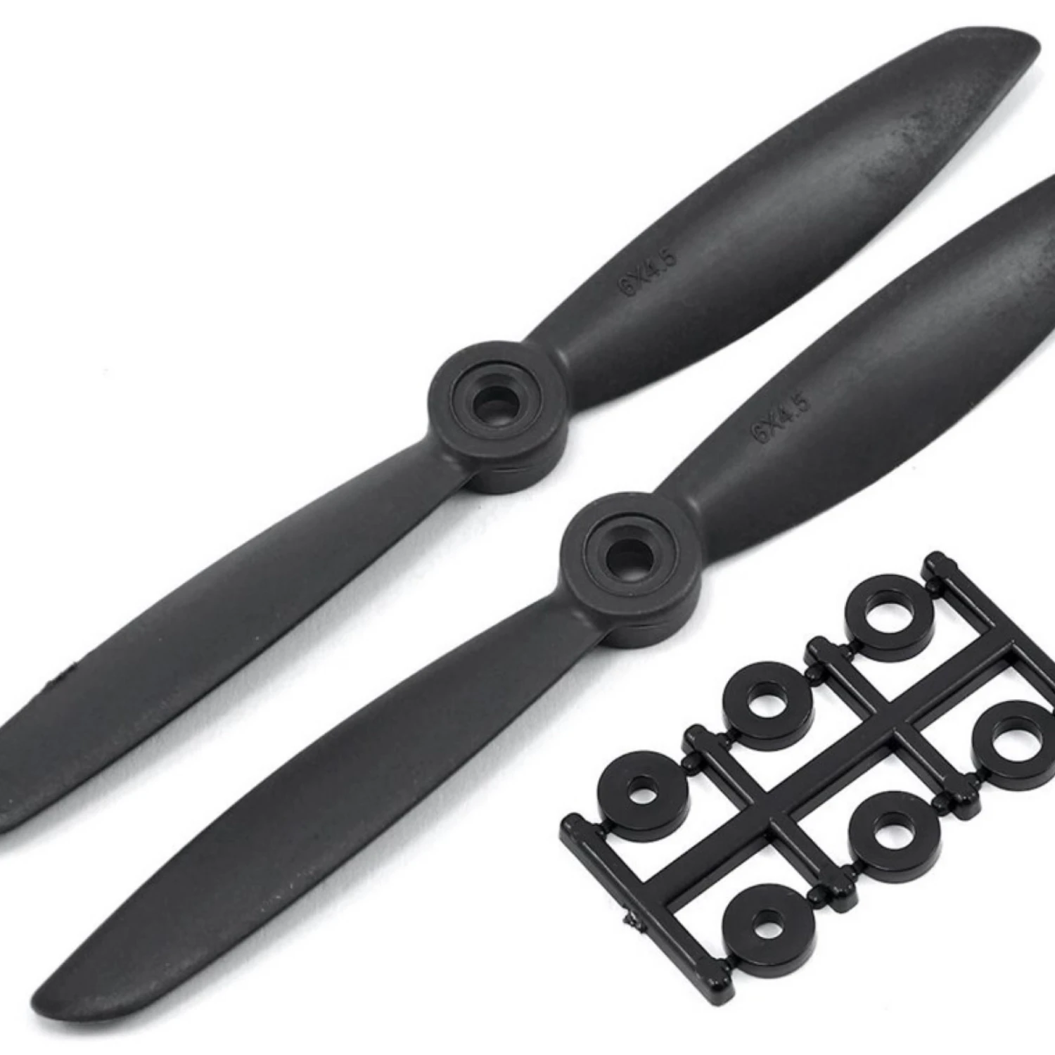 HQ Prop 6x4.5 Propeller (Black) (4) #HQ-P010506452 1 HQ Prop 6x4.5 Propeller (Black) (4) #HQ-P010506452