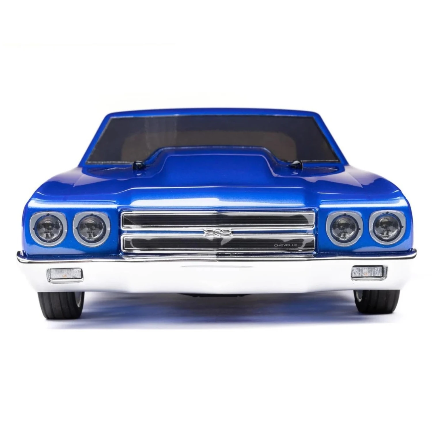 Losi 1/16 1970 Chevelle 2WD RTR Mini No Prep Drag Car (Blue) W/2.4GHz Radio, Battery & Charger #LOS01023T1 4 Losi 1/16 1970 Chevelle 2WD RTR Mini No Prep Drag Car (Blue) W/2.4GHz Radio, Battery & Charger #LOS01023T1 - Image 4