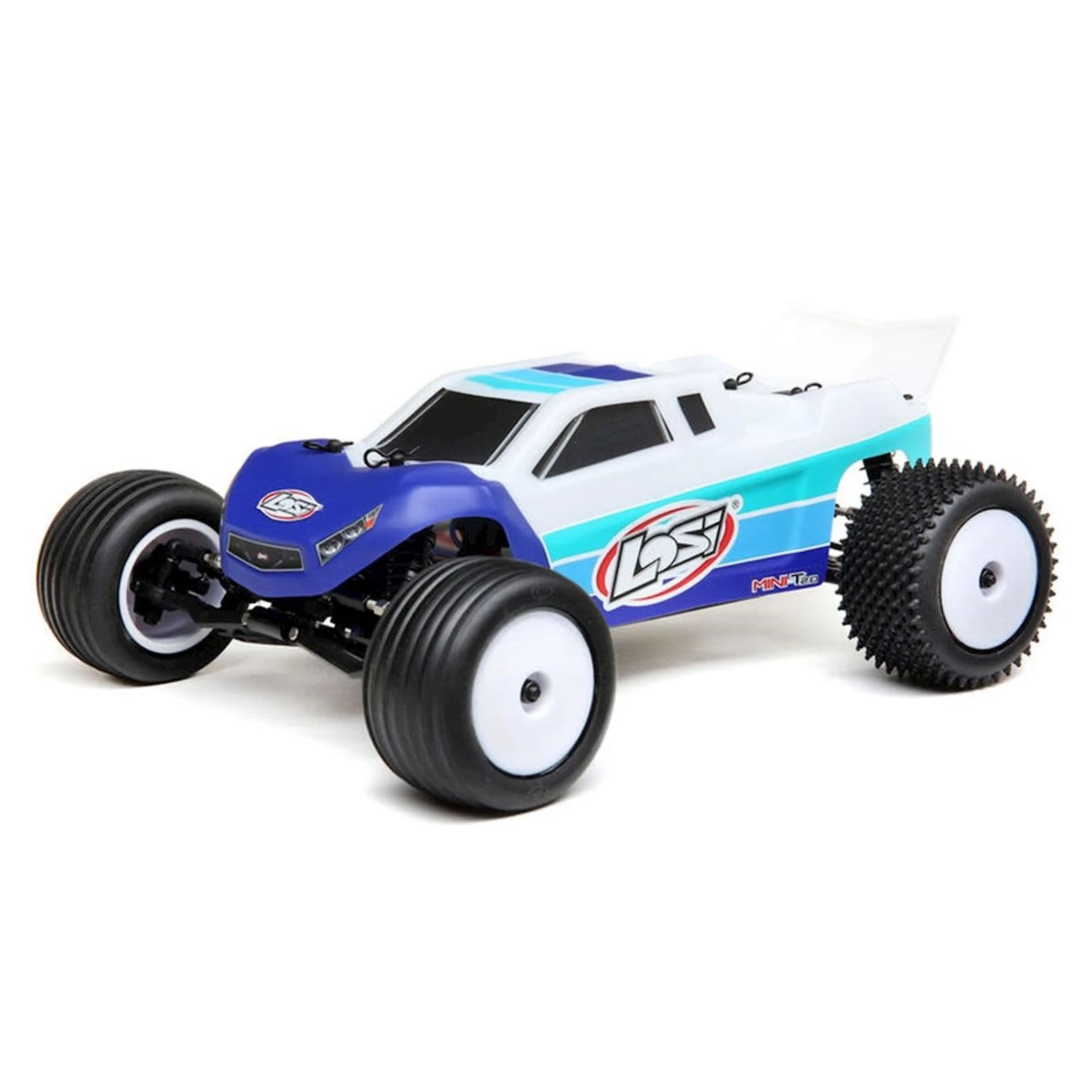 Losi Mini-T 2.0 1/18 RTR 2WD Brushless Stadium Truck (Blue) W/2.4GHz Radio, Battery & Charger #LOS01019T2 1 Losi Mini-T 2.0 1/18 RTR 2WD Brushless Stadium Truck (Blue) W/2.4GHz Radio, Battery & Charger #LOS01019T2