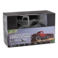 Panda Hobby Tetra K1 6x6 1/18 RTR Scale Mini Crawler W/2.4GHz Radio (Grey) #PHT1862GG -Car Airplane Model Shop panda hobby panda hobby tetra k1 6x6 1 18 rtr scal 5