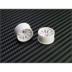 PN Racing Mini-Z 2WD Machine Cut 10-Spoke Rear Wheel R0 (White) #210WR0