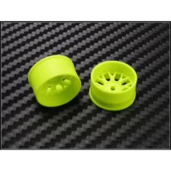 PN Racing Mini-Z AWD Machine Cut BBS Rear Wheel R3 Yellow #488YR3