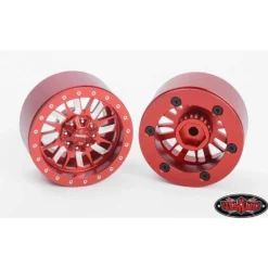 RC4WD Enforcer 1.9" Beadlock Wheels (Red) #Z-W0323 -Car Airplane Model Shop rc4wd rc4wd enforcer 19 beadlock wheels red z w032 2