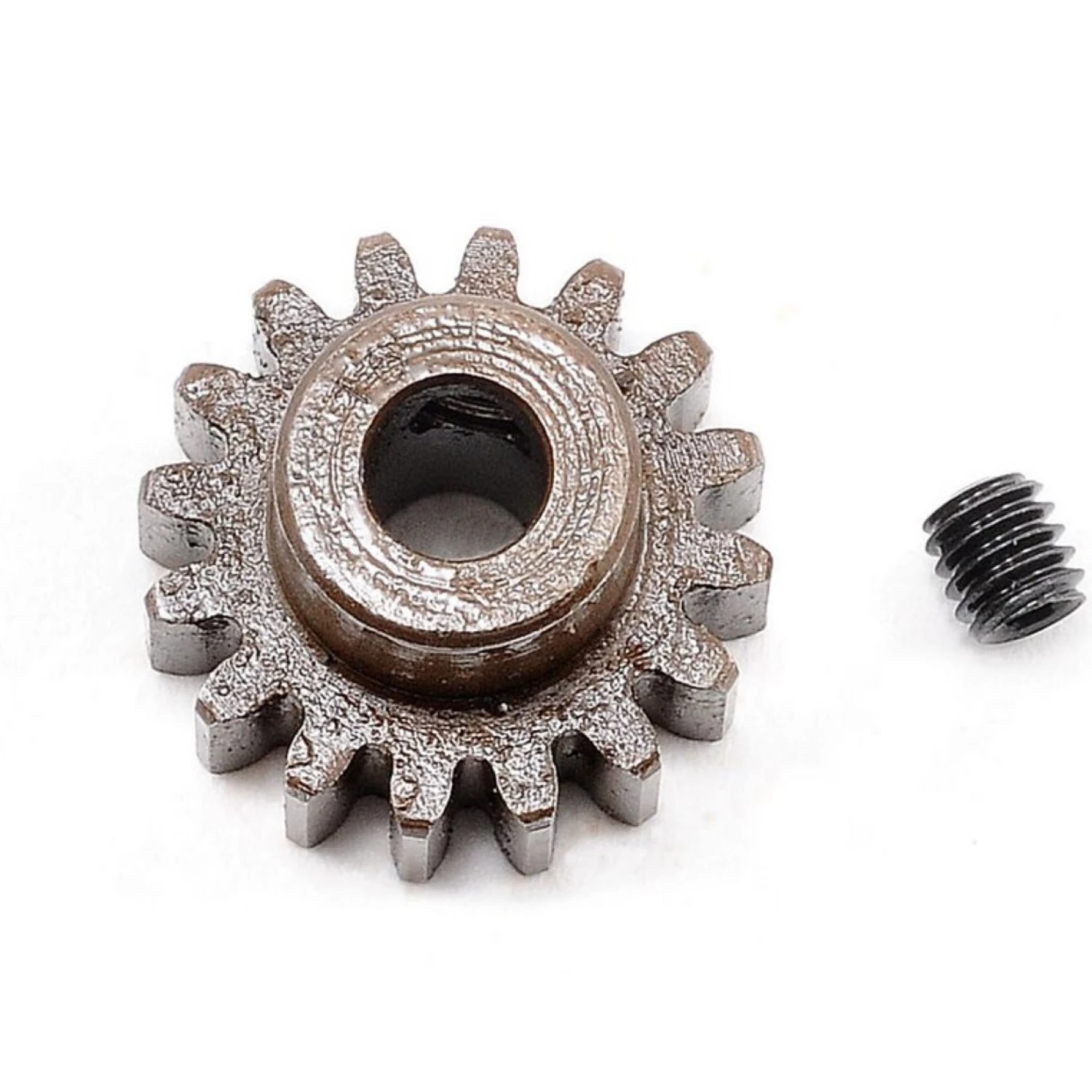 Robinson Racing Extra Hard Steel Mod1 Pinion Gear W/5mm Bore (16T) #1216 1 Robinson Racing Extra Hard Steel Mod1 Pinion Gear W/5mm Bore (16T) #1216