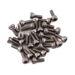 Samix SCX24 Aluminum & Brass 1.0" Beadlock Wheel Set (Black) (4) #SCX24-6669 -Car Airplane Model Shop samix samix scx24 aluminum brass 10 beadlock wheel 2