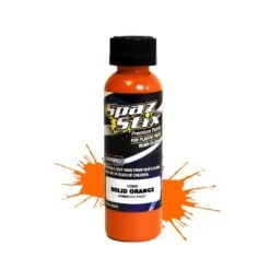 Spaz Stix - Solid Orange Airbrush Ready Paint, 2oz Bottle #12900