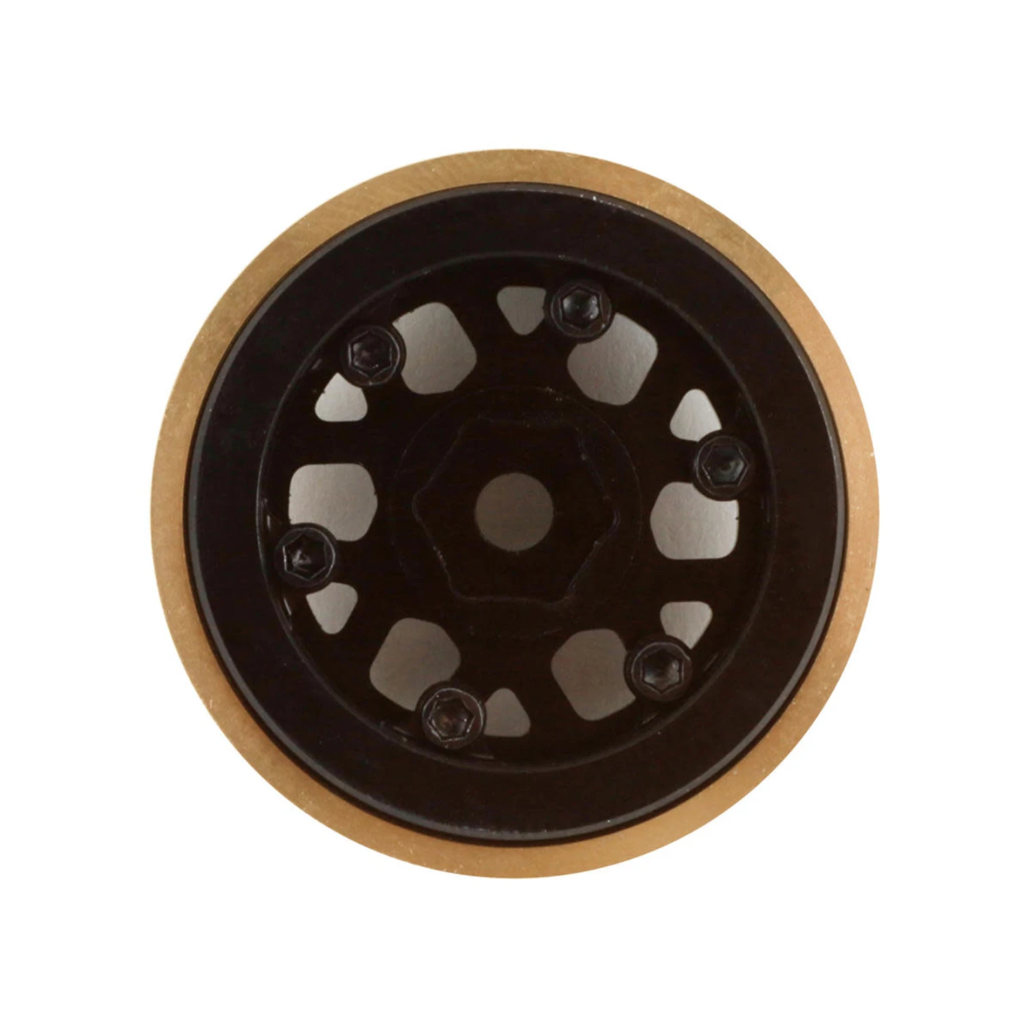SSD RC 1.0” Boxer Aluminum/Brass Beadlock Wheels (Black) (2) #SSD00552 2 SSD RC 1.0” Boxer Aluminum/Brass Beadlock Wheels (Black) (2) #SSD00552 - Image 2