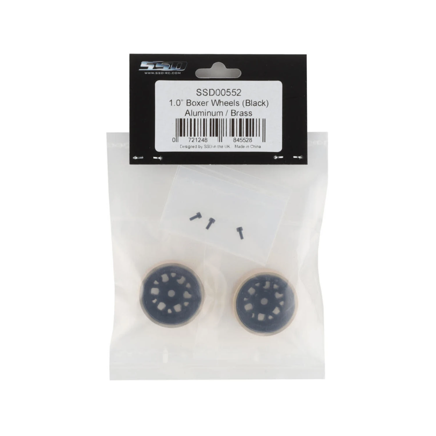 SSD RC 1.0” Boxer Aluminum/Brass Beadlock Wheels (Black) (2) #SSD00552 5 SSD RC 1.0” Boxer Aluminum/Brass Beadlock Wheels (Black) (2) #SSD00552 - Image 5
