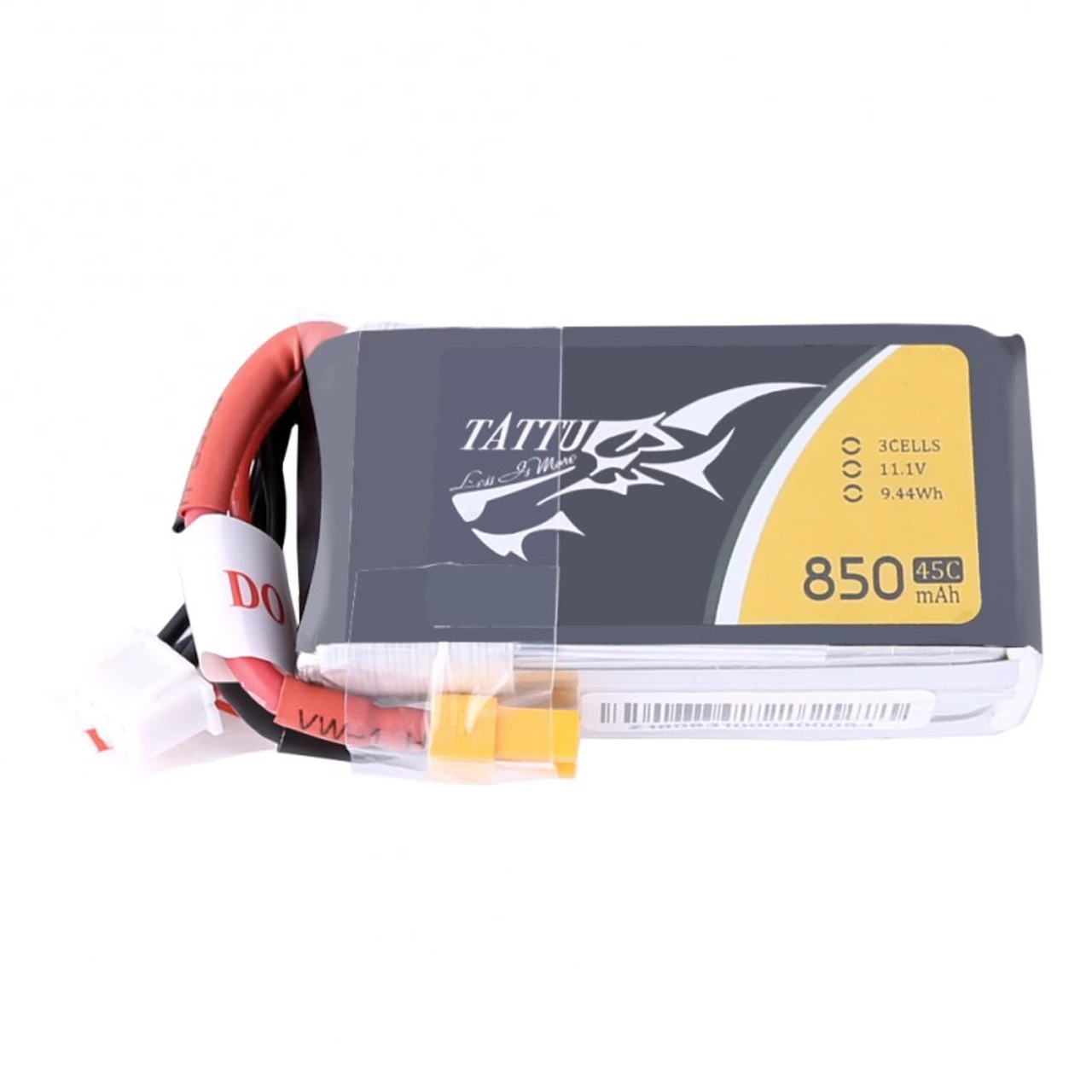TAT45C8503SXT30 Tattu 850mAh 11.1V 45C 3S1P Lipo Battery Pack With XT30 Plug 1 TAT45C8503SXT30 Tattu 850mAh 11.1V 45C 3S1P Lipo Battery Pack With XT30 Plug