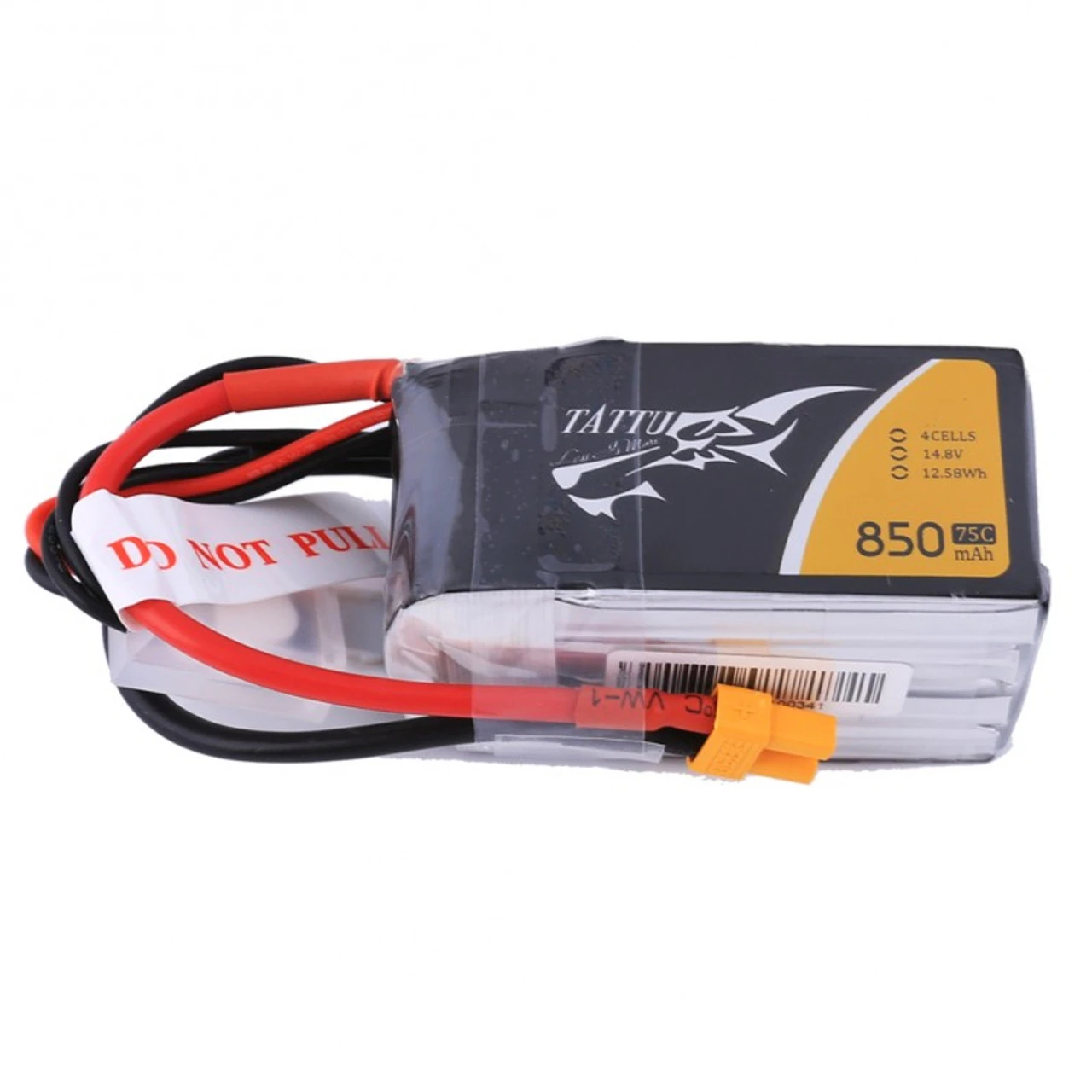 TAT75C8504SXT30 Tattu 850mAh 14.8V 75C 4S1P Lipo Battery Pack With XT30 Plug 1 TAT75C8504SXT30 Tattu 850mAh 14.8V 75C 4S1P Lipo Battery Pack With XT30 Plug