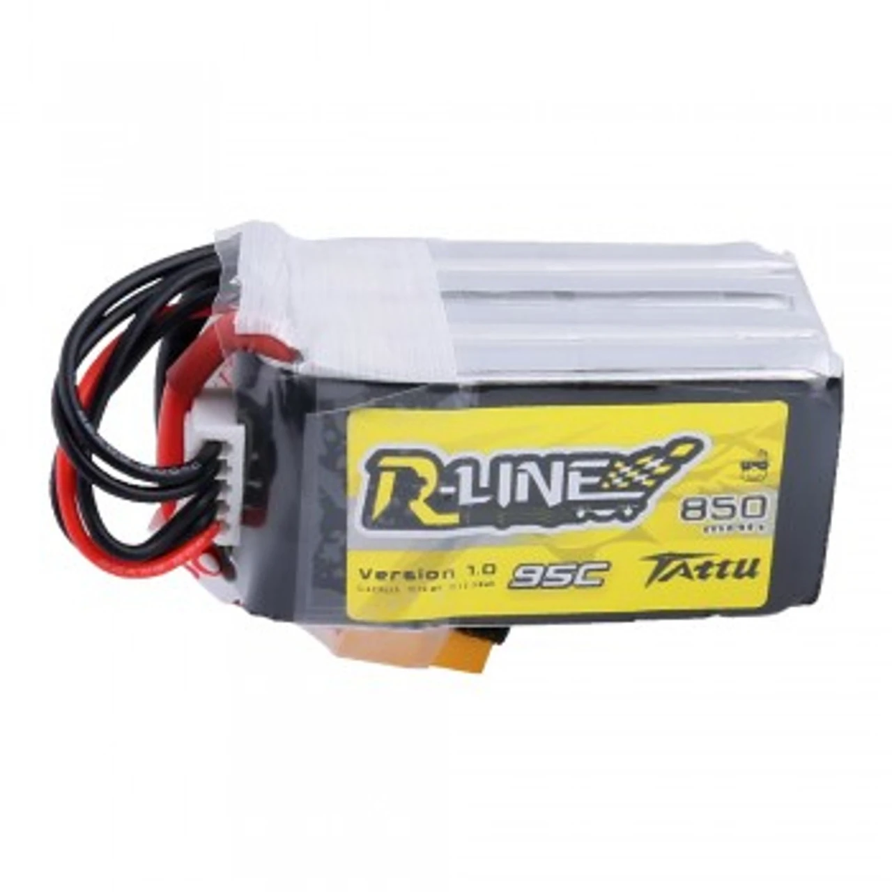 TAT95C8504SXT60RL Tattu R-Line 850mAh 14.8V 95C 4S1P Lipo Battery Pack With XT60 Plug 1 TAT95C8504SXT60RL Tattu R-Line 850mAh 14.8V 95C 4S1P Lipo Battery Pack With XT60 Plug