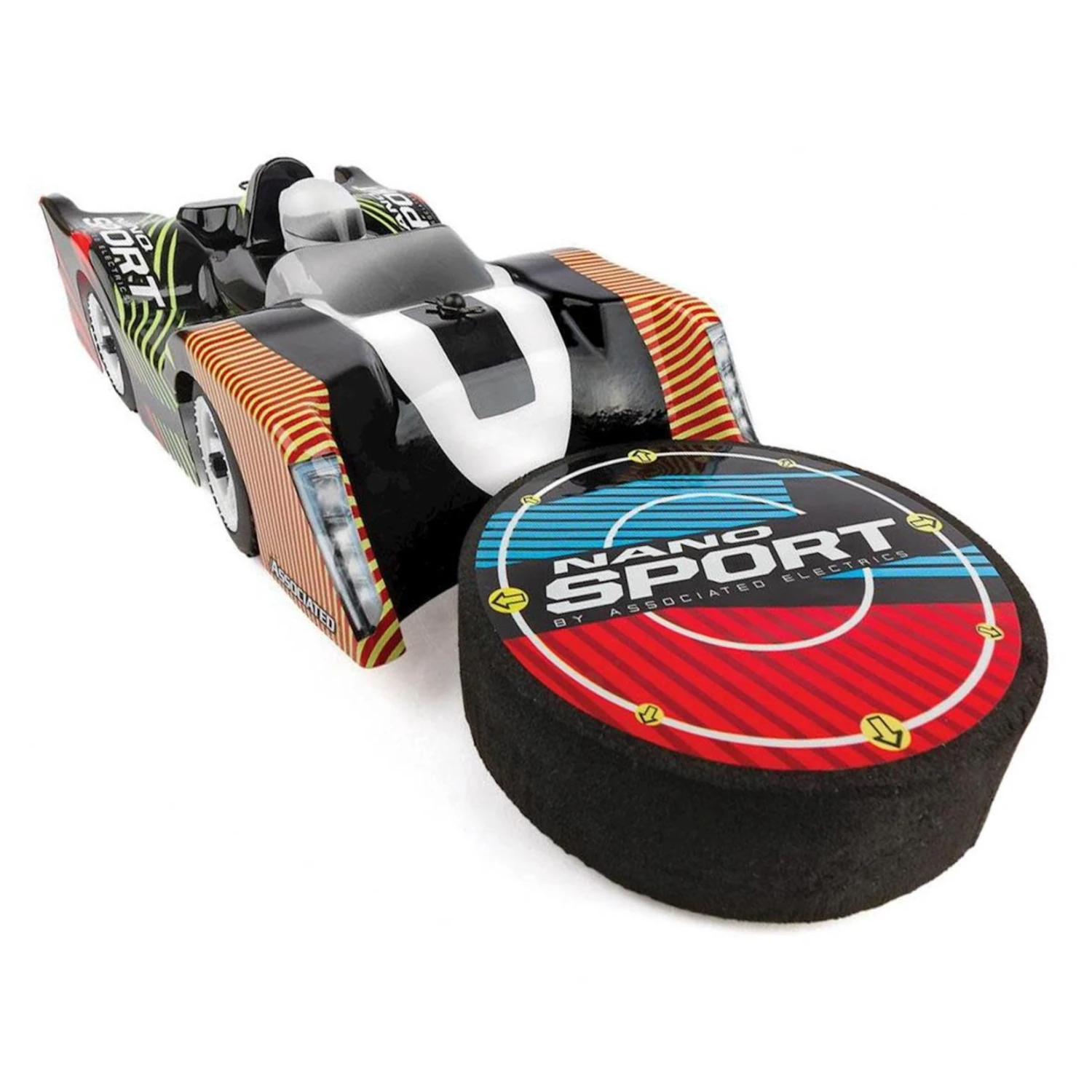 Team Associated NanoSport 1/32 2WD RTR Game Puck Cars (Two Pack) W/2.4GHz Radios, Batteries, Chargers & Pucks #20170 3 Team Associated NanoSport 1/32 2WD RTR Game Puck Cars (Two Pack) W/2.4GHz Radios, Batteries, Chargers & Pucks #20170 - Image 3