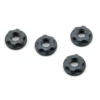 Tekno RC 7mm Serrated Wheel Nuts (Gun Metal) (4) #TKR6274