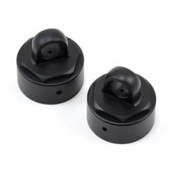 Tekno RC Aluminum Vented Shock Cap Set (Gun Metal) (2) #TKR6003
