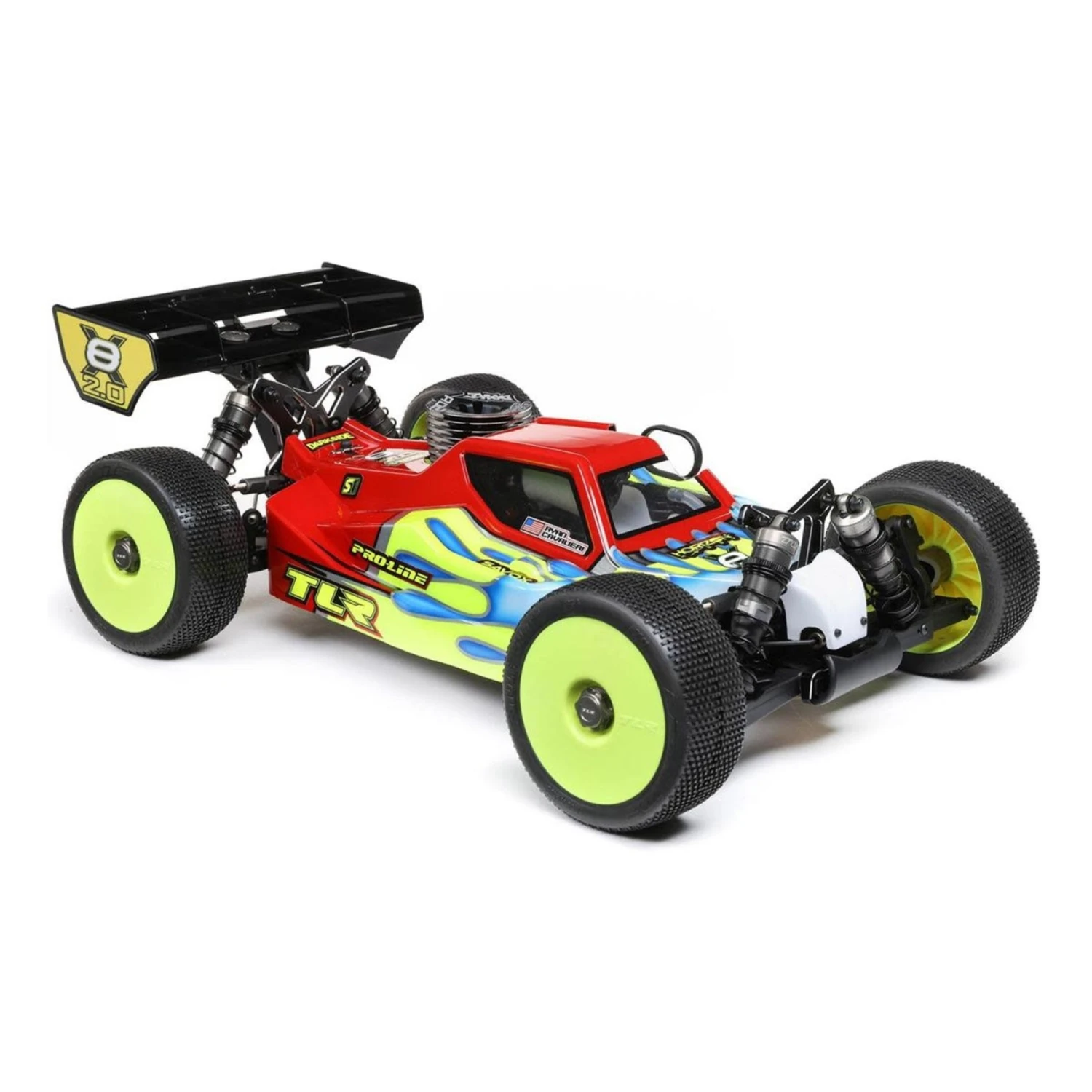 Team Losi Racing 8IGHT-X/E 2.0 Combo Nitro/Electric 1/8 4x4 Off-Road Buggy Kit #TLR04012 2 Team Losi Racing 8IGHT-X/E 2.0 Combo Nitro/Electric 1/8 4x4 Off-Road Buggy Kit #TLR04012 - Image 2