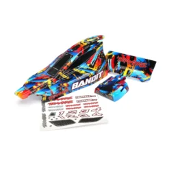 Traxxas Body, Bandit, Rock N' Roll (painted, Decals Applied) #2448