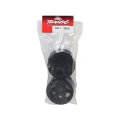 Traxxas 17mm Splined Hex 3.8" Monster Truck Wheels (Black) (2) #8671 -Car Airplane Model Shop traxxas traxxas 17mm splined hex 38 monster truck 2