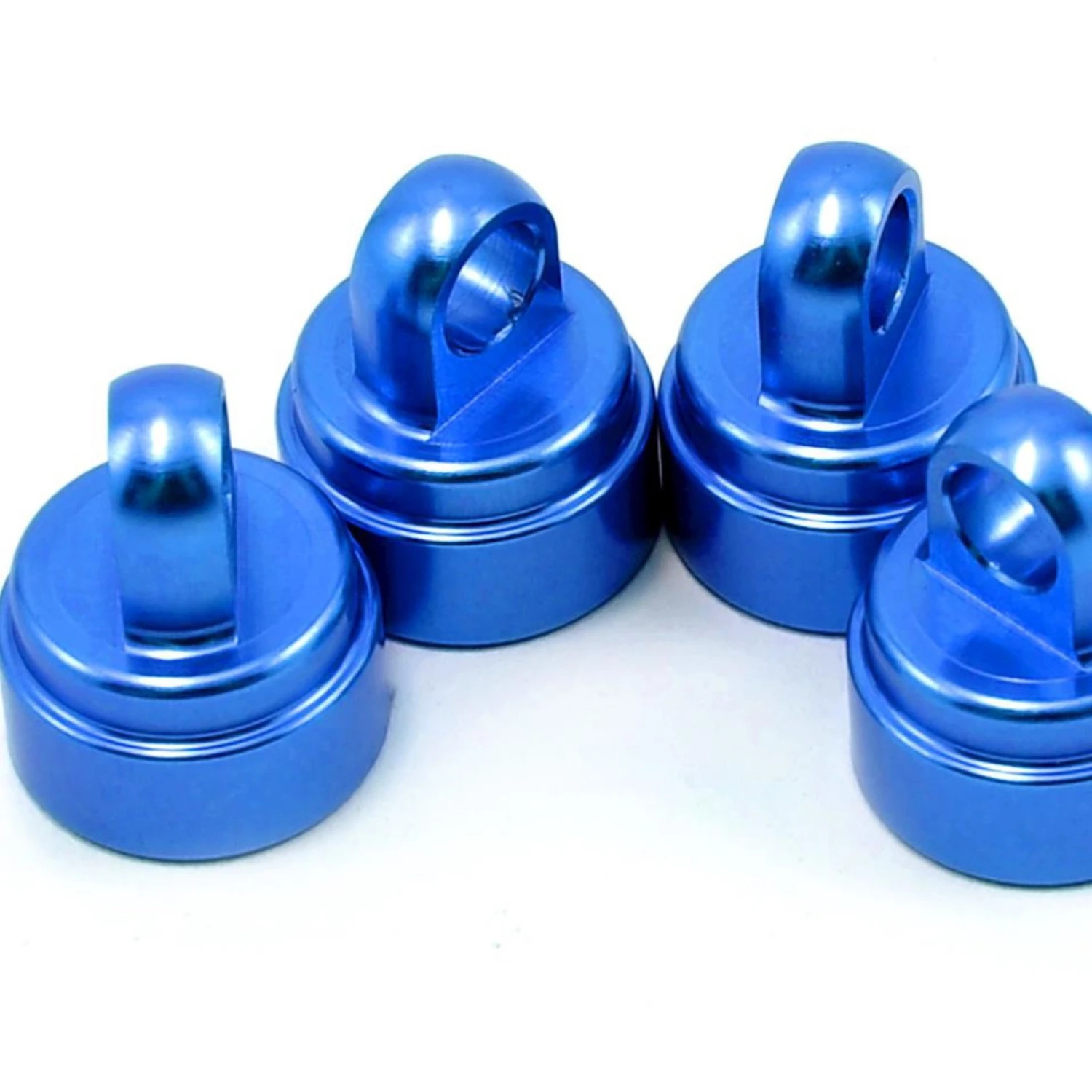 Traxxas Aluminum Ultra Shock Cap (Blue) (4) #3767A 1 Traxxas Aluminum Ultra Shock Cap (Blue) (4) #3767A