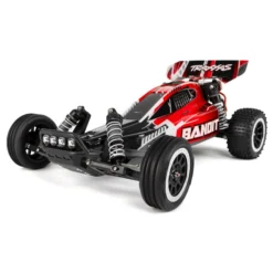 Traxxas Bandit 1/10 RTR 2WD Electric Buggy W/LED Lights (Red/Black) W/XL-5 ESC, TQ 2.4GHz Radio, Battery & DC Charger #24054-61-RBLK
