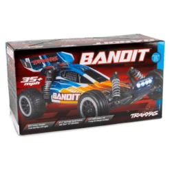 Traxxas Bandit 1/10 RTR 2WD Electric Buggy W/LED Lights (Red/Black) W/XL-5 ESC, TQ 2.4GHz Radio, Battery & DC Charger #24054-61-RBLK -Car Airplane Model Shop traxxas traxxas bandit 1 10 rtr 2wd electric buggy 6