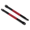 Traxxas E-Revo 2.0 Aluminum Heavy-Duty Steering Link Push Rods (Red) (2) #8619R