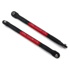 Traxxas E-Revo 2.0 Aluminum Heavy-Duty Steering Link Push Rods (Red) (2) #8619R