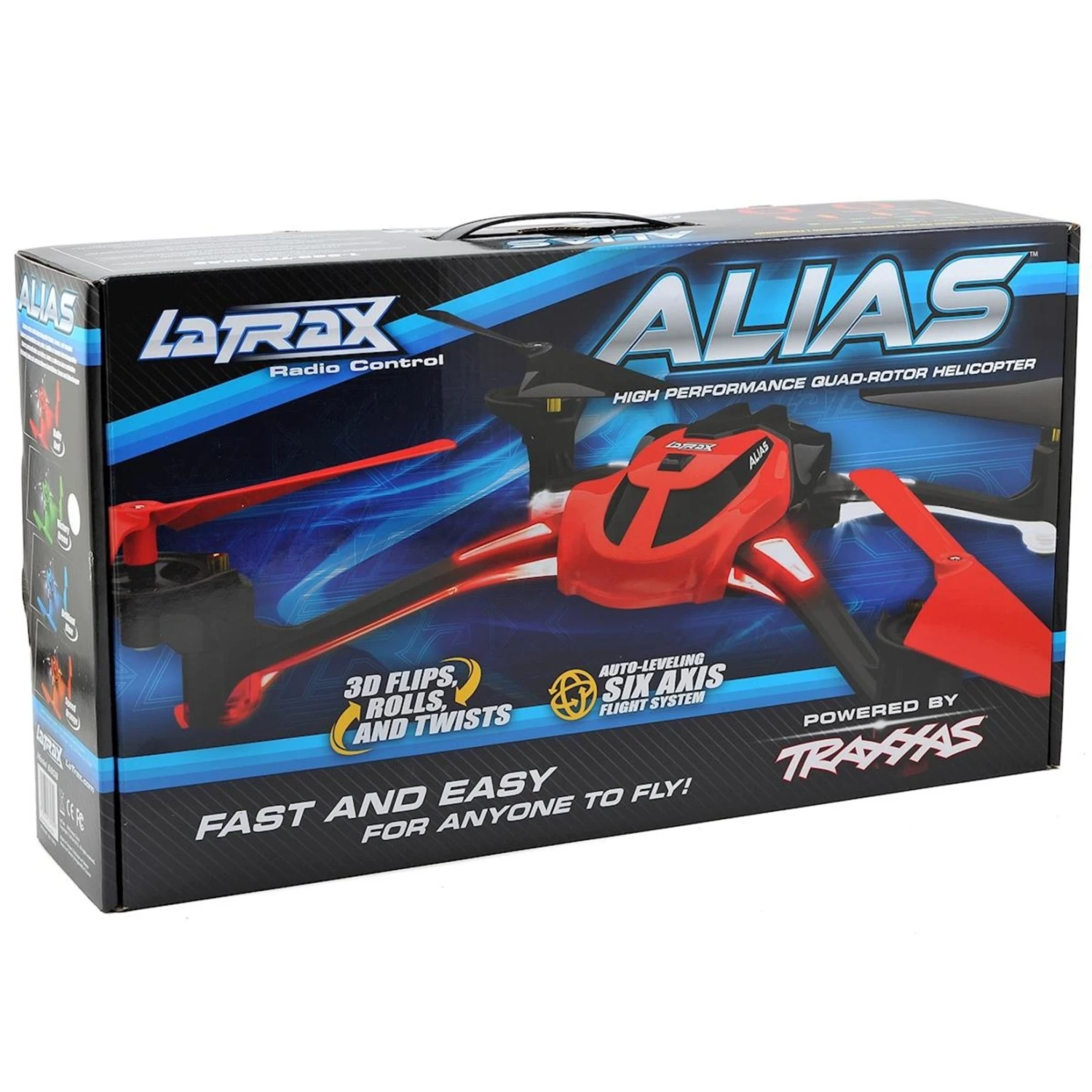 Traxxas LaTrax Alias Ready-To-Fly Micro Electric Quadcopter Drone (Red) #6608-RED 5 Traxxas LaTrax Alias Ready-To-Fly Micro Electric Quadcopter Drone (Red) #6608-RED - Image 5