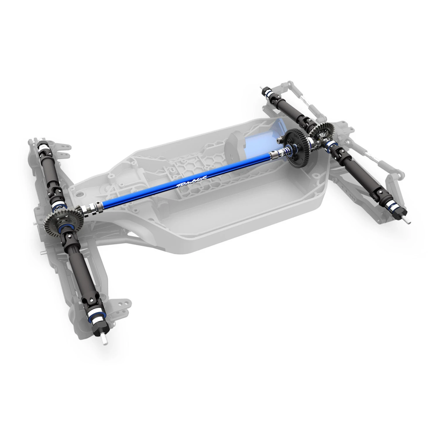 Traxxas Rustler 4X4 VXL Brushless RTR 1/10 4WD Stadium Truck (Blue) #67076-4-BLUE 9 Traxxas Rustler 4X4 VXL Brushless RTR 1/10 4WD Stadium Truck (Blue) #67076-4-BLUE - Image 9