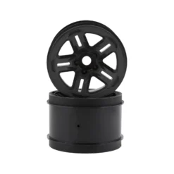 Traxxas Sledge 3.8" Wheels (Black) (2) W/17mm Splined Hex #9671