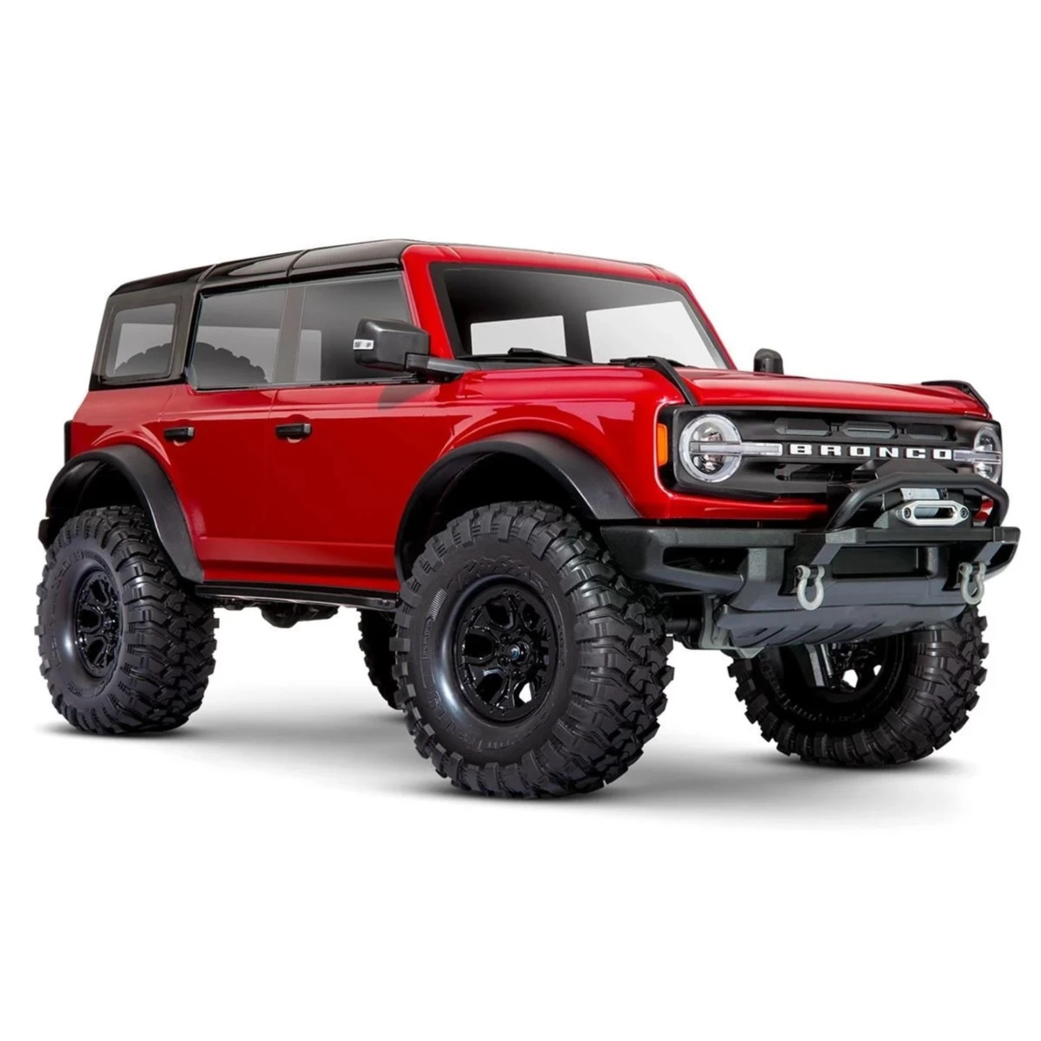 Traxxas TRX-4 1/10 Trail Crawler Truck W/2021 Ford Bronco Body (Red) W/TQi 2.4GHz Radio #92076-4-RED 1 Traxxas TRX-4 1/10 Trail Crawler Truck W/2021 Ford Bronco Body (Red) W/TQi 2.4GHz Radio #92076-4-RED