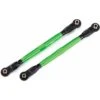 Traxxas WideMaxx Aluminum Toe Link Tubes (Green) (2) (Use With TRA8995 WideMaxx Suspension Kit) #8997G