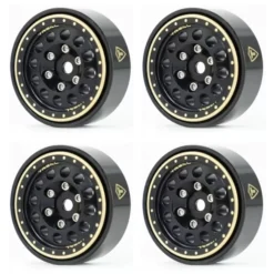 TREAL Type-A 1.0" Brass Beadlock Crawler Wheels For Axial SCX24 #X0039345J3 -Car Airplane Model Shop treal treal type a 10 brass beadlock crawler wheel 4