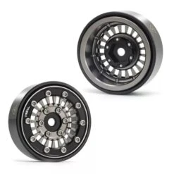 TREAL Type-C 1.0" Beadlock Wheels For Axial SCX24 (Grey) #X00393852V -Car Airplane Model Shop treal treal type c 10 beadlock wheels for axial sc 14